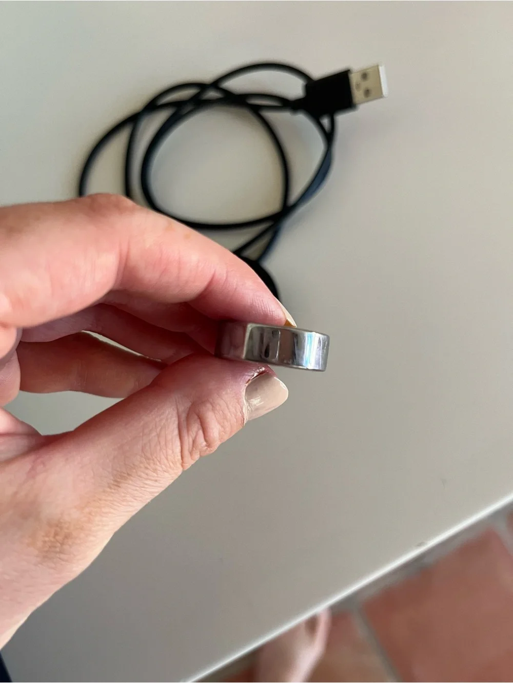 Oura Ring Gen 3 Size 8 with Charger